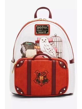 Loungefly Harry Potter Hedwig Suitcase Mini Backpack NWT